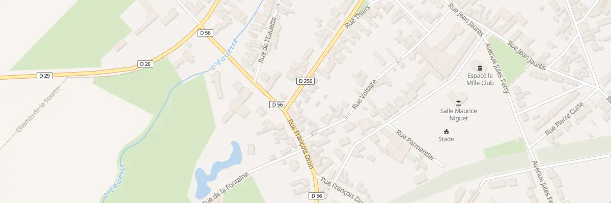 Plan du 28 Rue Thiers à Marcoing