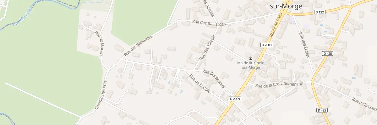 Plan du 6A Rue de la Cote au Cheix-sur-Morge