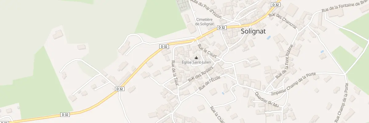 Plan du 9003 Pl de l’Eglise à Solignat