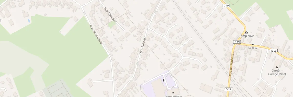 Plan du 88 Rue Neuve à Templeuve-en-Pévèle