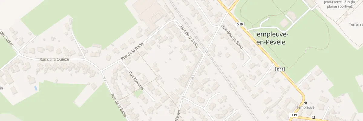 Plan du 121 Rue Neuve à Templeuve-en-Pévèle