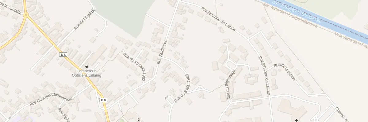 Plan du 60 Rue du 8 Mai 1945 à Lallaing
