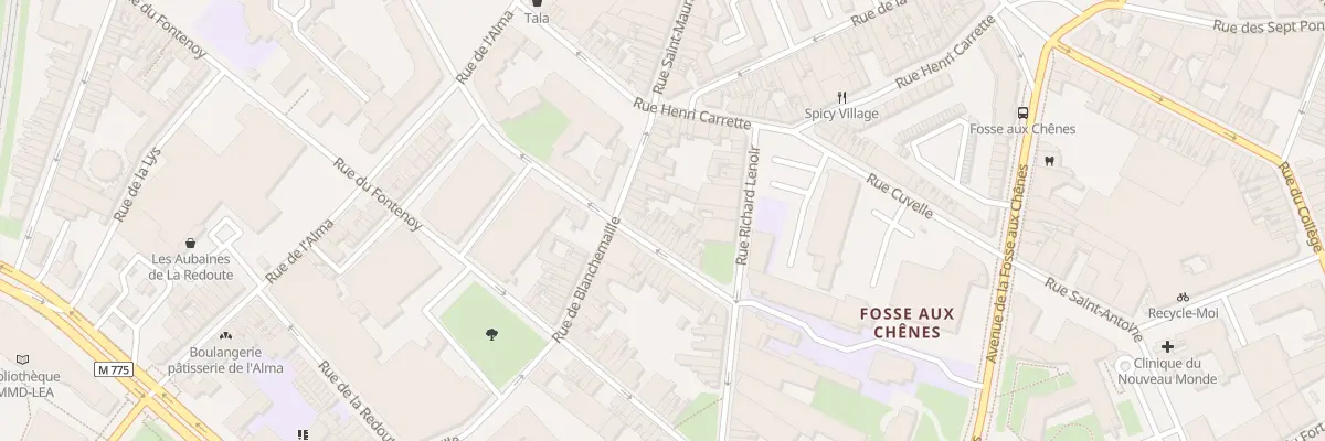 Plan du 22 Rue Archimède à Roubaix