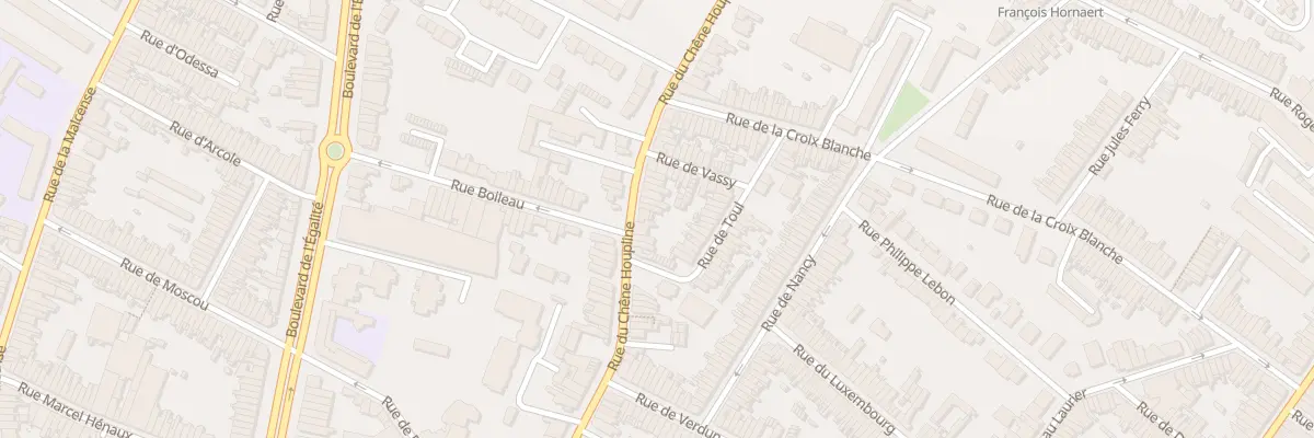 Plan du 156 Rue du Chêne Houpline à Tourcoing