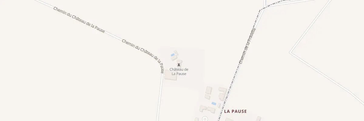Plan du 1 Che du Chateau de la Pause à Pessat-Villeneuve