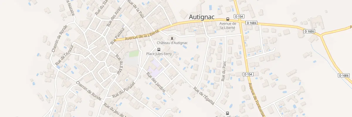 Plan du 5 Rue de l’Egalité à Autignac