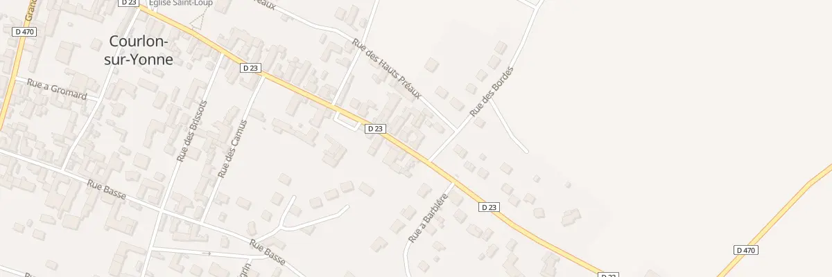 Plan du 52 Rue des Préaux à Courlon-sur-Yonne