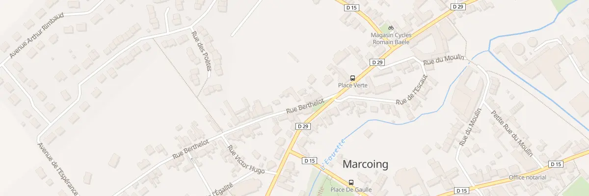 Plan du 6 Rue Berthelot à Marcoing