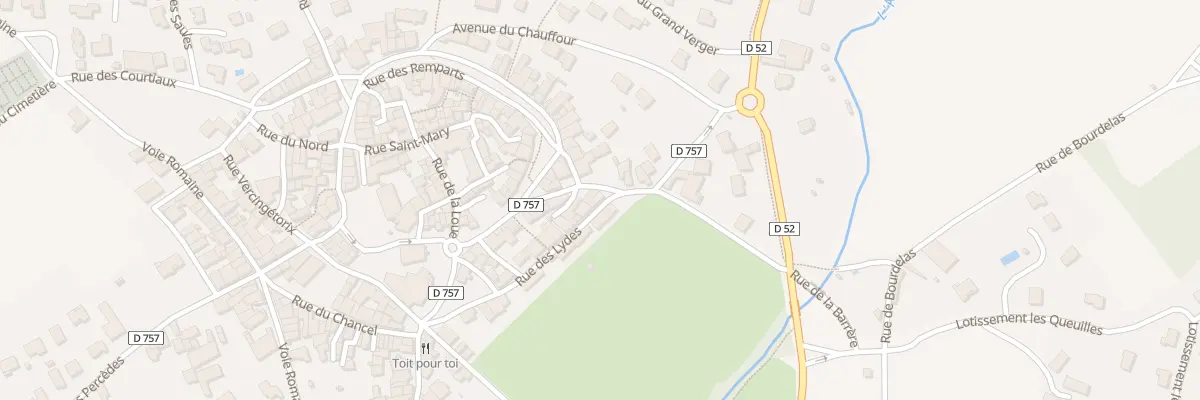 Plan du 24 Rue du Midi à Orcet