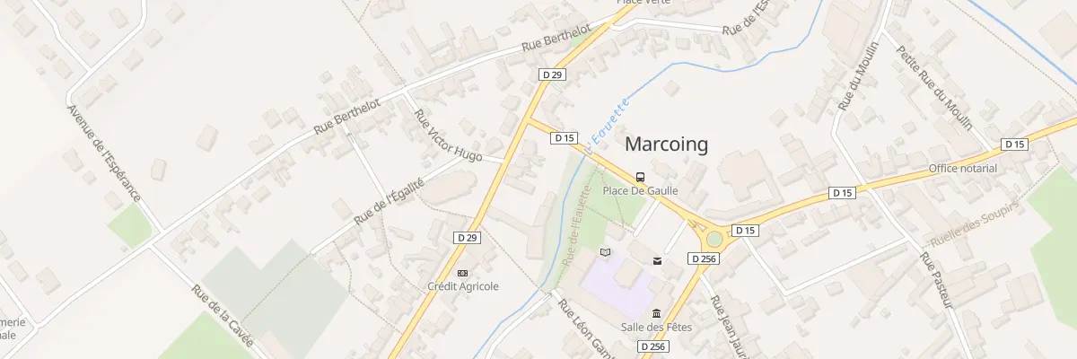 Plan du 7 Rue de la Republique à Marcoing