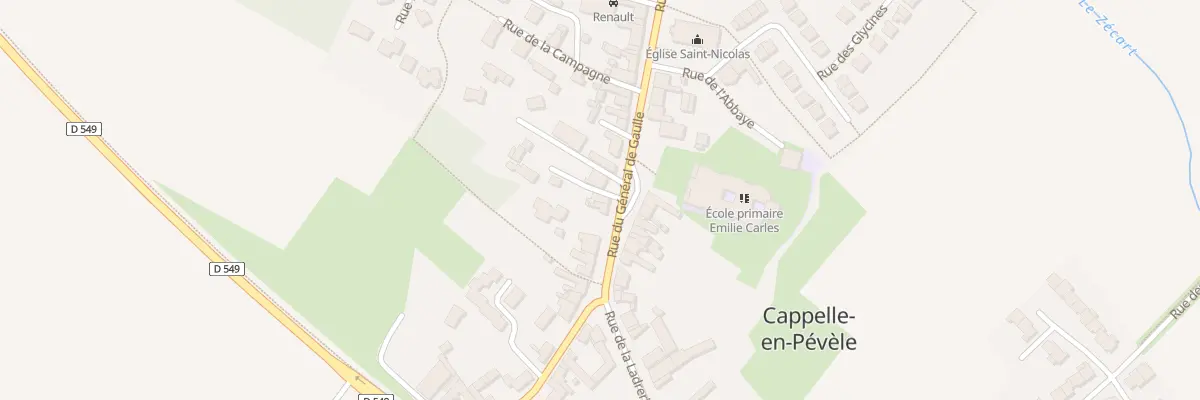 Plan du 58 Rue du Général de Gaulle à Cappelle-en-Pévèle