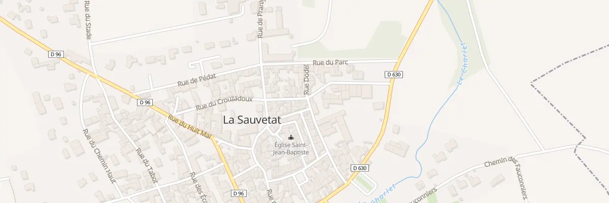 Plan du 5462 Rue de la Barbarade à La Sauvetat