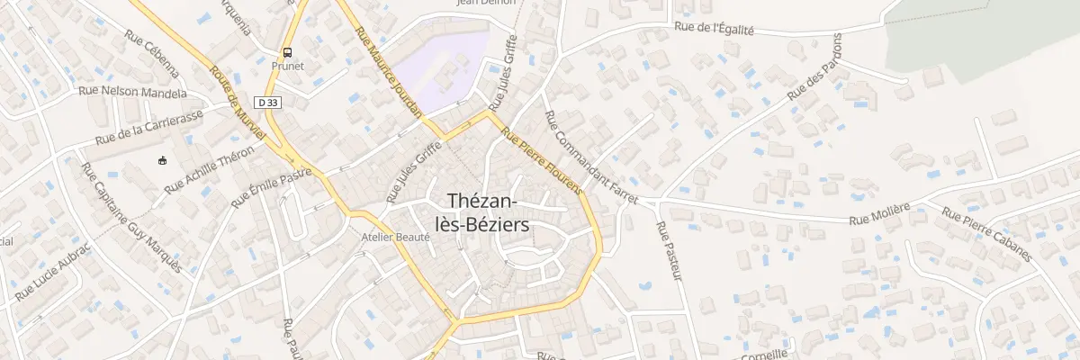 Plan du 18 Rue Pierre Flourens à Thézan-lès-Béziers