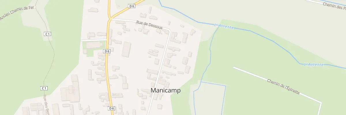 Plan du 13 Rue de Dessous à Manicamp