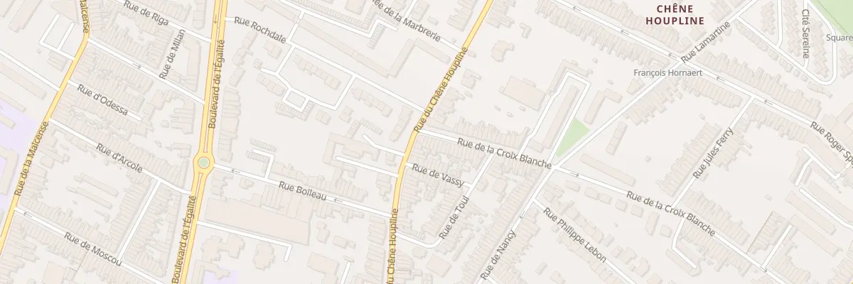 Plan du 2 Rue de la Croix Blanche à Tourcoing