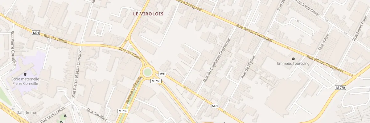 Plan du 113 Rue du Tilleul à Tourcoing