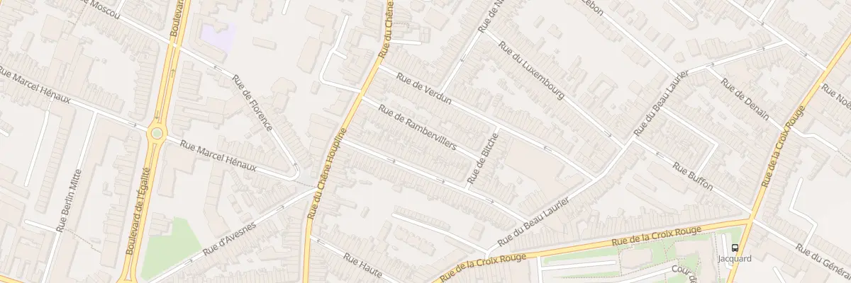 Plan du 32 Rue de Rambervillers à Tourcoing