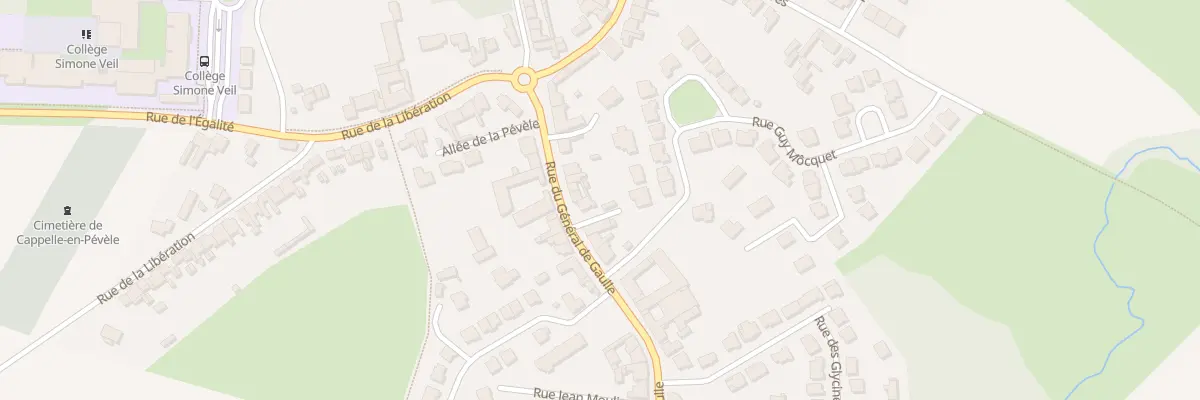 Plan du 15 Rue du Général de Gaulle à Cappelle-en-Pévèle