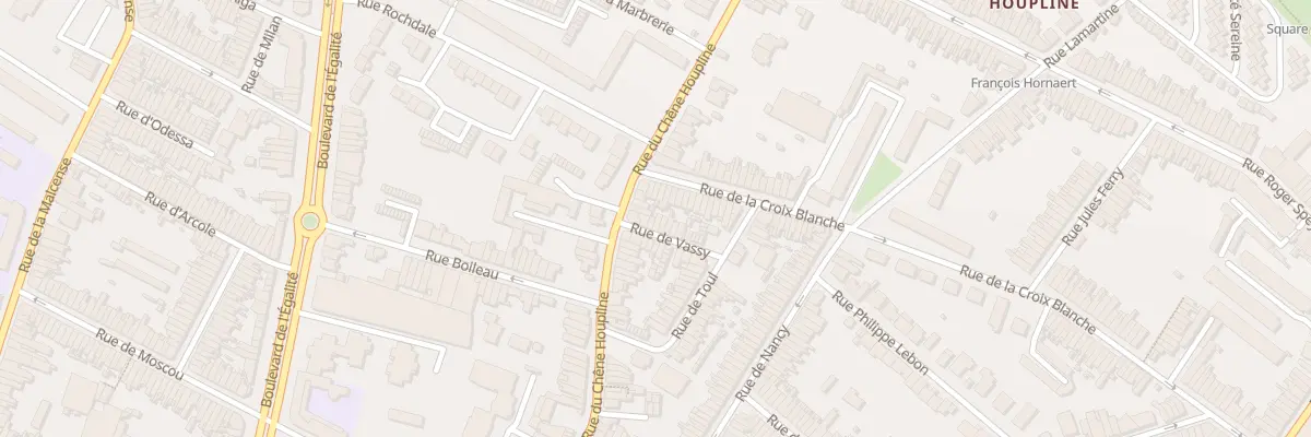 Plan du 3 Rue de Vassy à Tourcoing