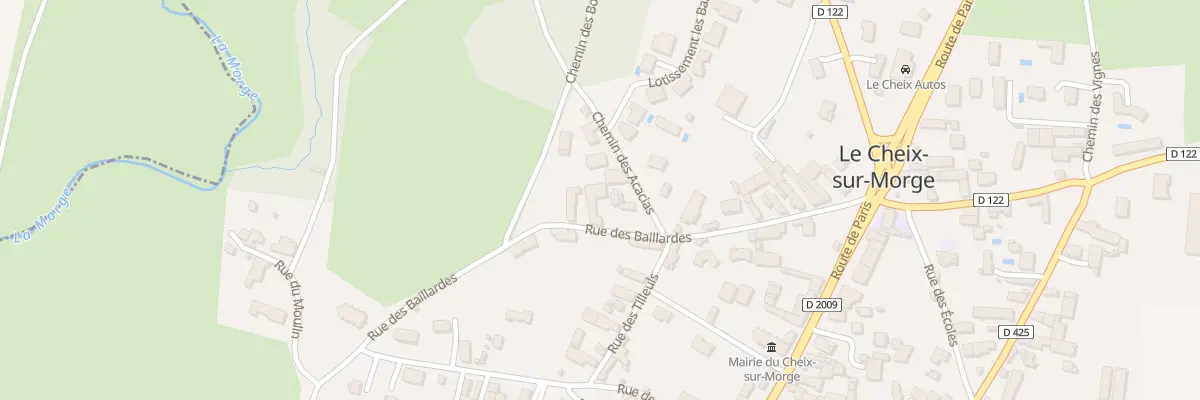 Plan du 20 Rue des Baillardes au Cheix-sur-Morge