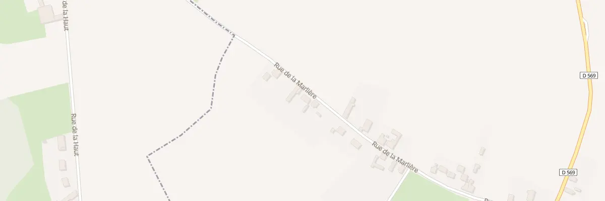 Plan du 9 Rue de la Marliere à Annois