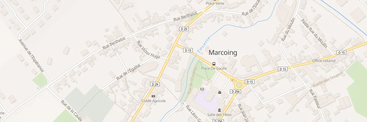 Plan du 5 Rue de la Republique à Marcoing