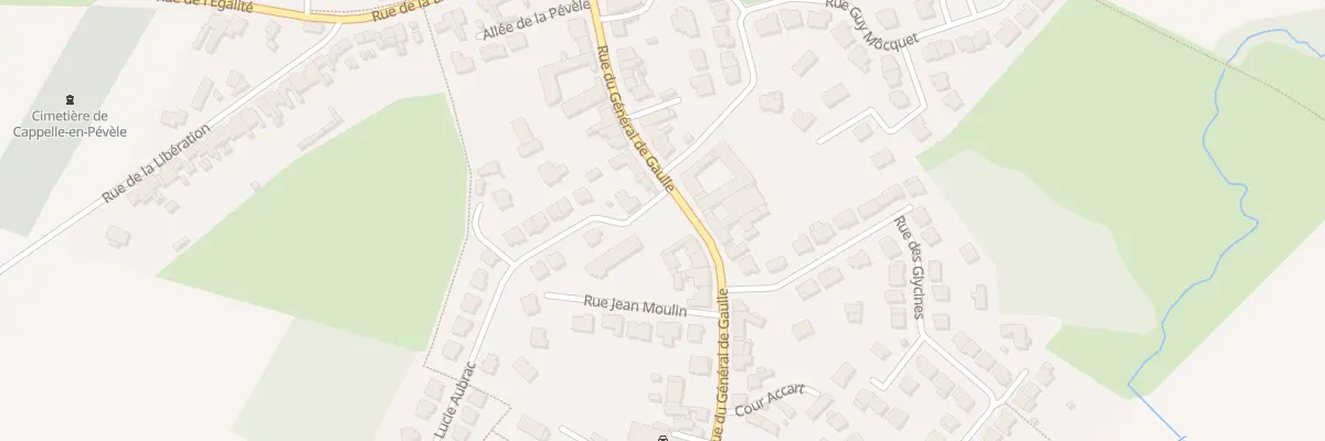 Plan du 16A Rue du Général de Gaulle à Cappelle-en-Pévèle