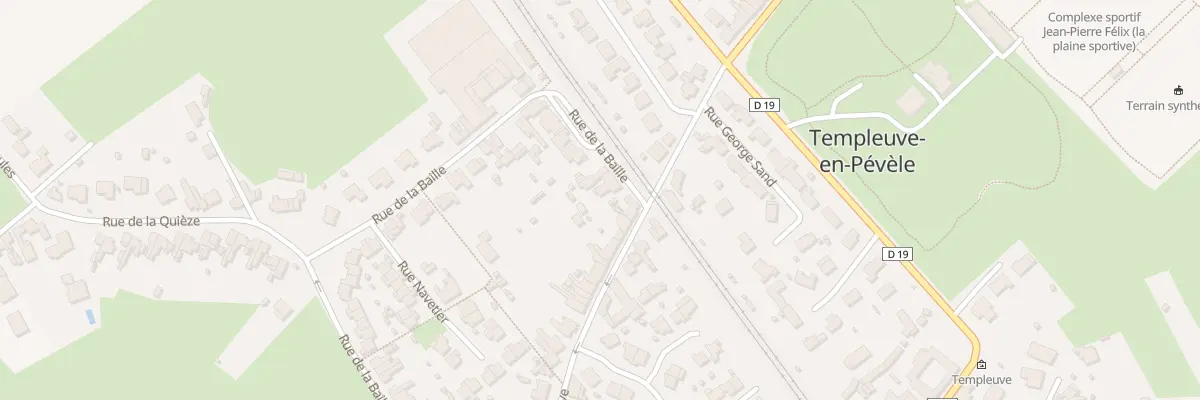 Plan du 84 Rue de la Baille à Templeuve-en-Pévèle