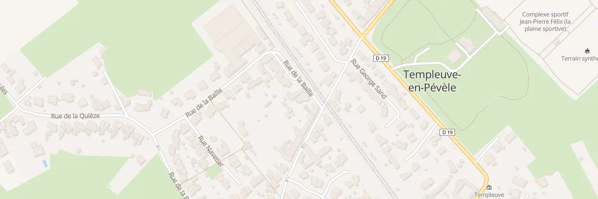 Plan du 82 Rue de la Baille à Templeuve-en-Pévèle