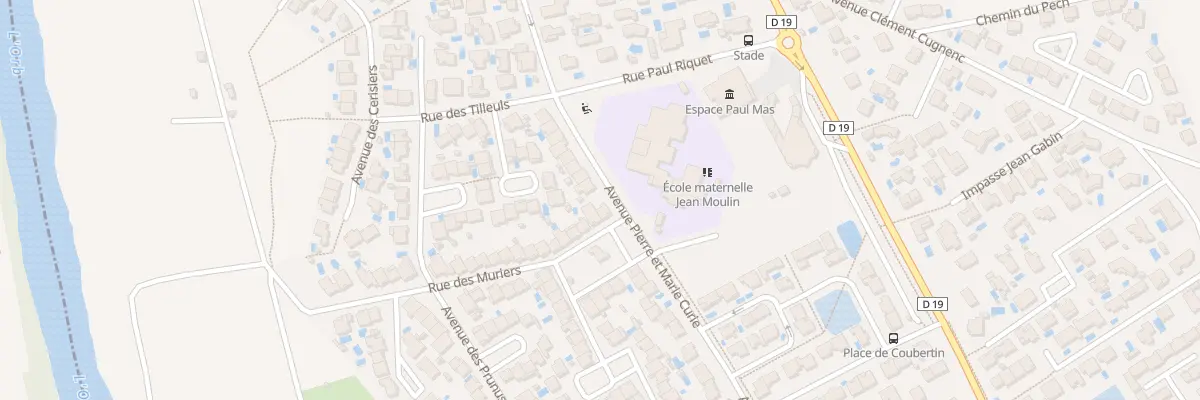 Plan du 2 Rue des Mûriers à Lignan-sur-Orb