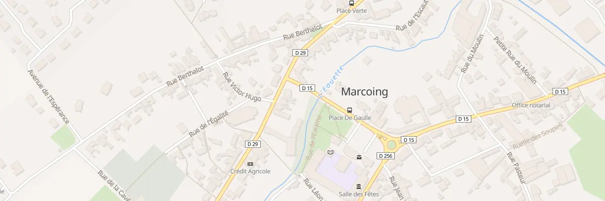 Plan du 3 Rue de la Republique à Marcoing