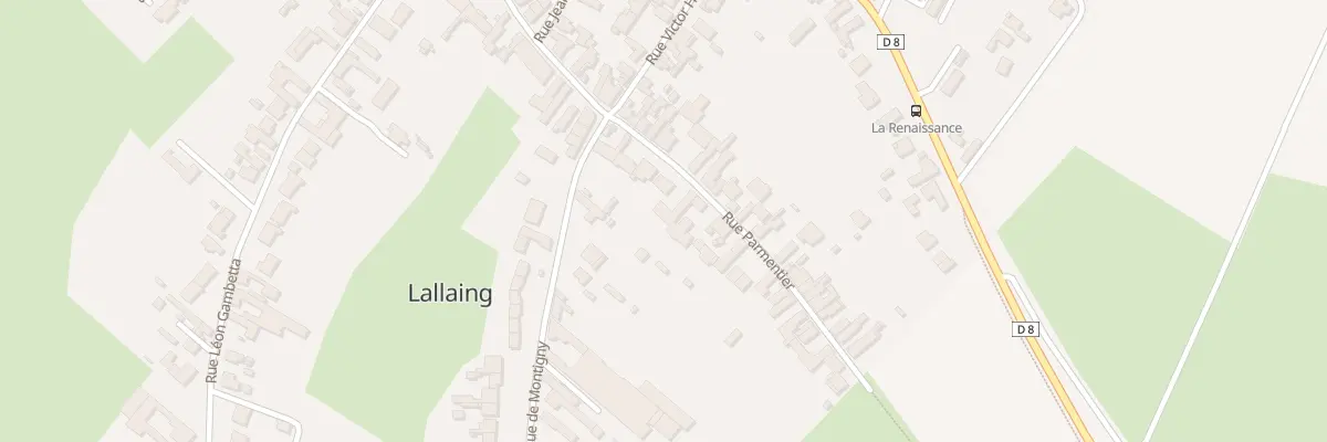 Plan du 78 Rue Parmentier à Lallaing