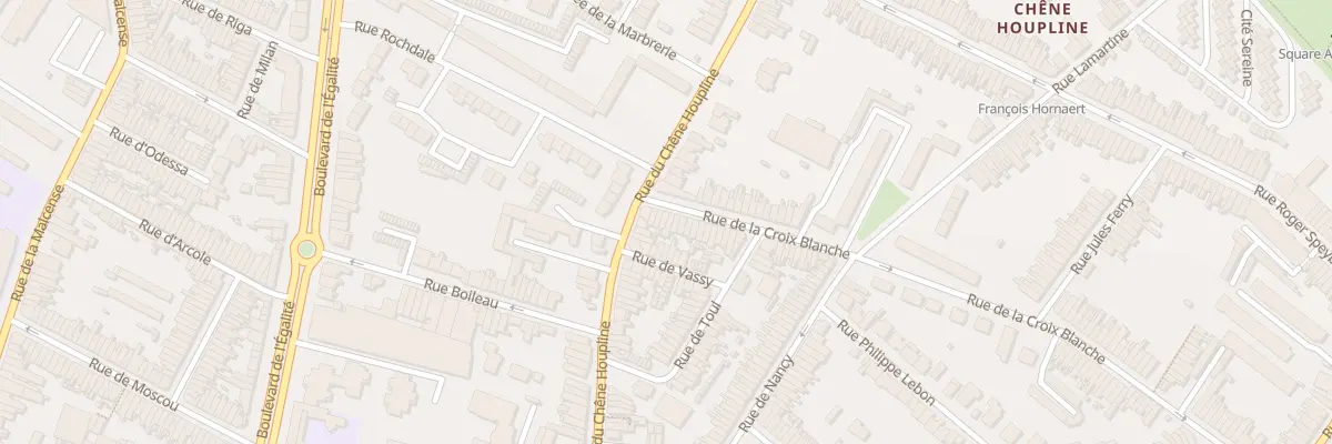 Plan du 6 Rue de la Croix Blanche à Tourcoing
