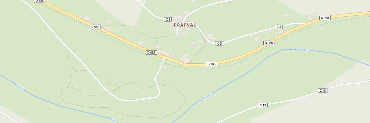 Plan du 6B Ham Pratnau Rives à Banassac-Canilhac