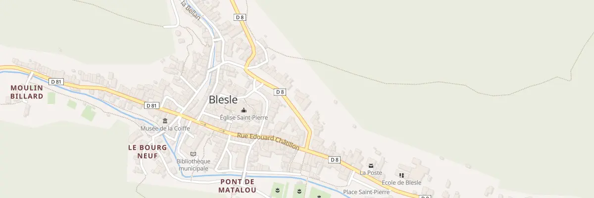 Plan du 5387 Vc Le Vallat à Blesle