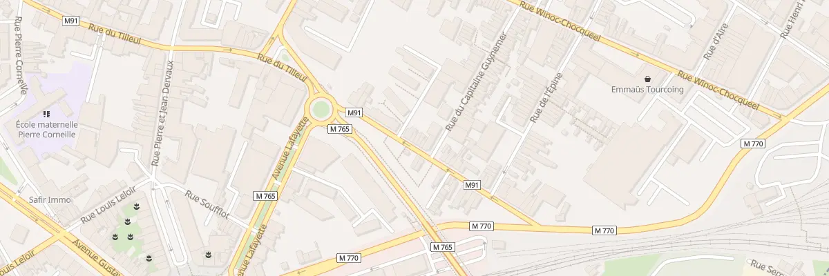Plan du 119 Rue du Tilleul à Tourcoing