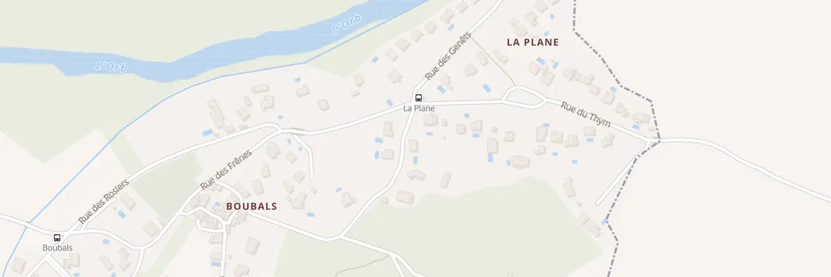 Plan du 1 Rue du Thym à La Tour-sur-Orb