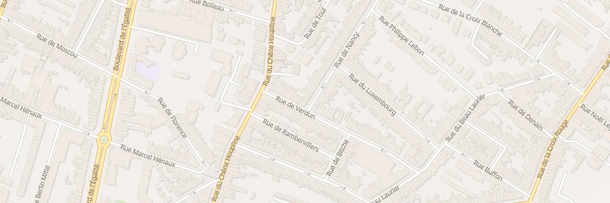 Plan du 1 Rue de Nancy à Tourcoing