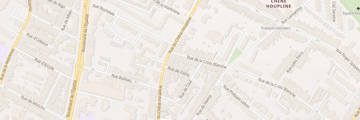 Plan du 10 Rue de la Croix Blanche à Tourcoing