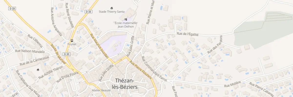 Plan du 14 Rue de l’Egalité à Thézan-lès-Béziers