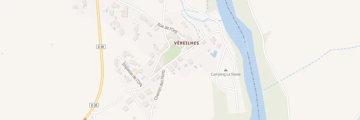Plan du 5283 Véreilles à La Tour-sur-Orb