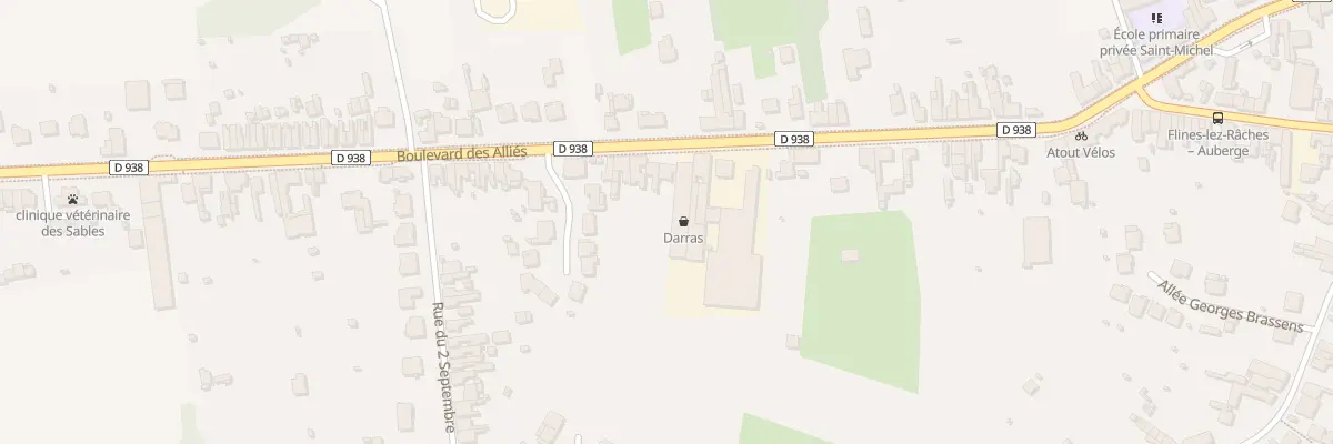 Plan du 106 Bd des Allies à Flines-lez-Raches