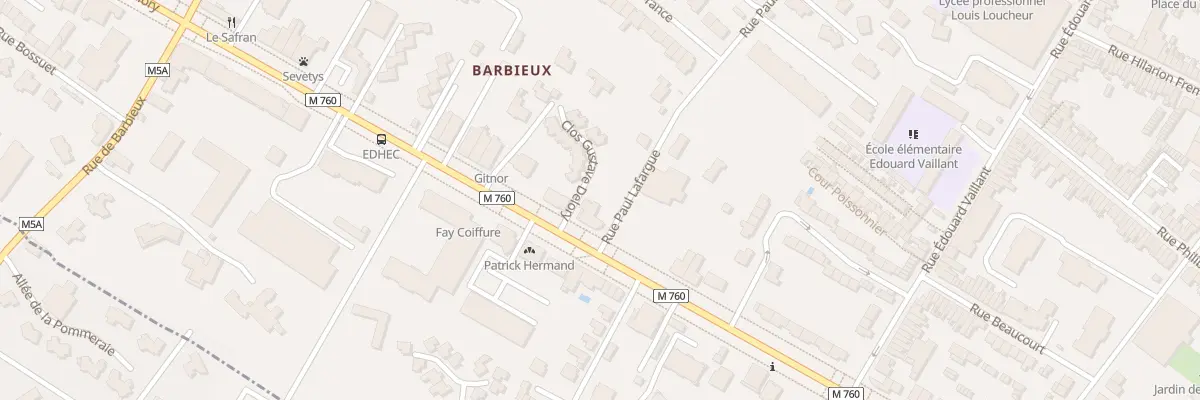 Plan du 47 Av Gustave Delory à Roubaix
