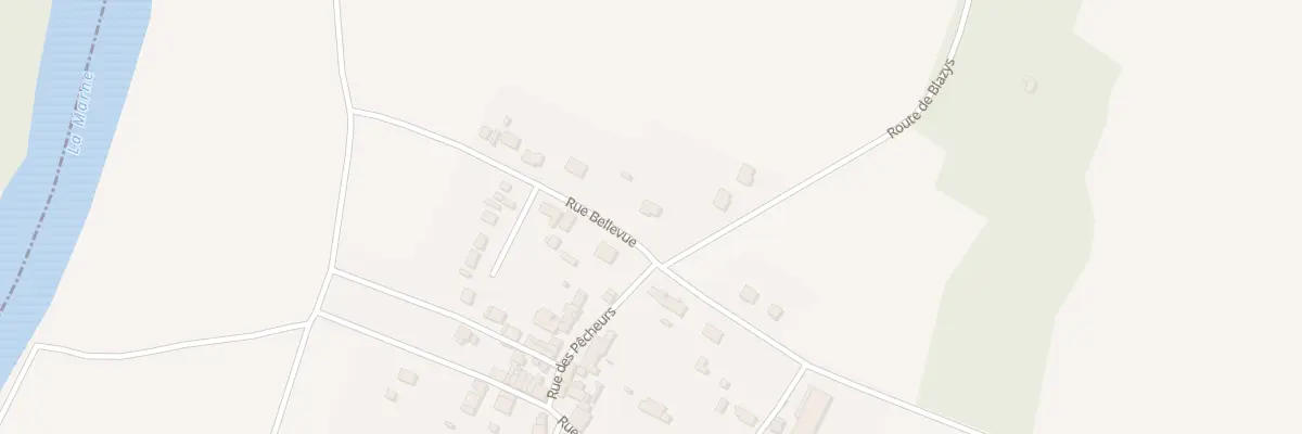 Plan du 11 Rue Bellevue à Luzancy