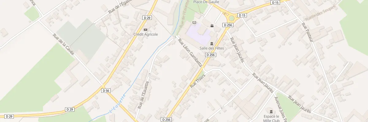Plan du 6 Rue Leon Gambetta à Marcoing