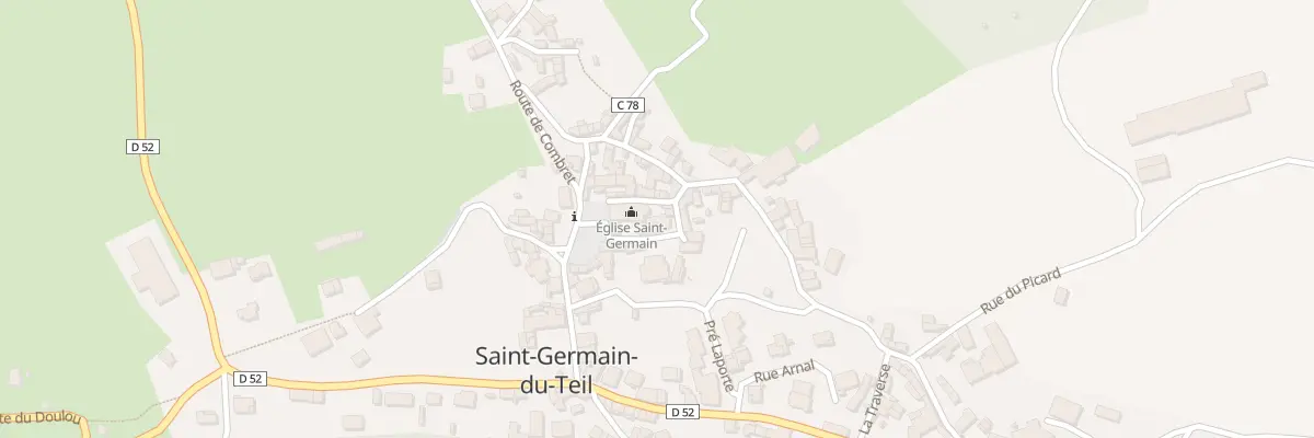 Plan du 5 Rue du Presbytere à Saint-Germain-du-Teil