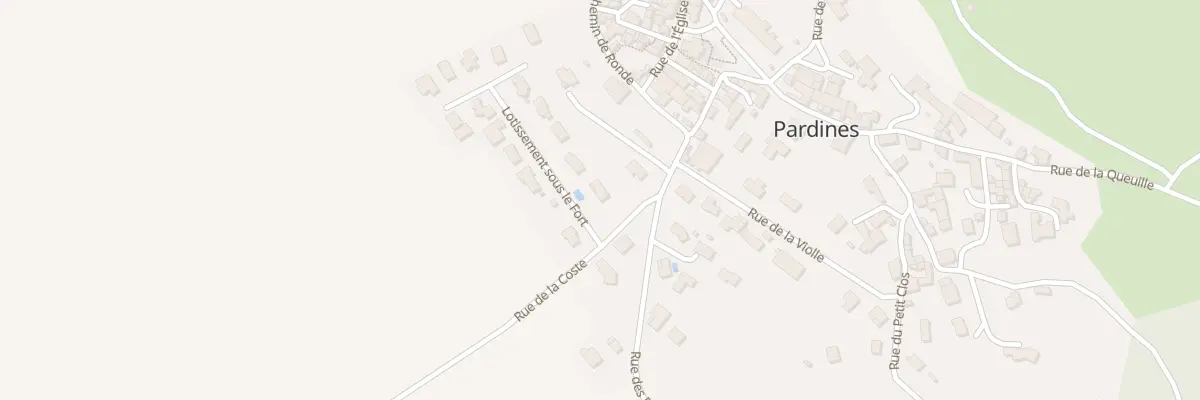 Plan du 46 Rue de la Coste à Pardines