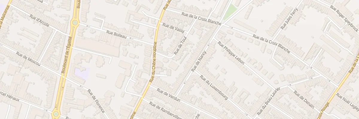 Plan du 14 Rue de Toul à Tourcoing