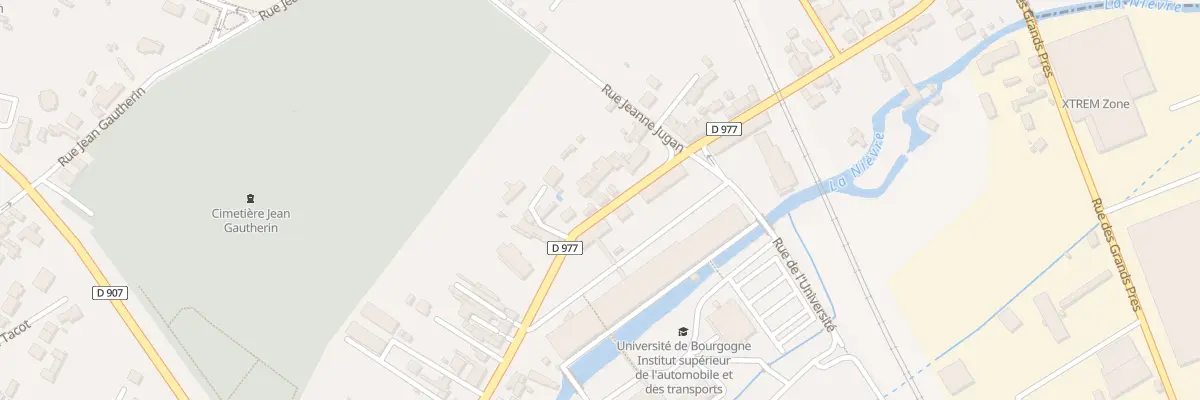 Plan du 72B Rue Melle Bourgeois à Nevers