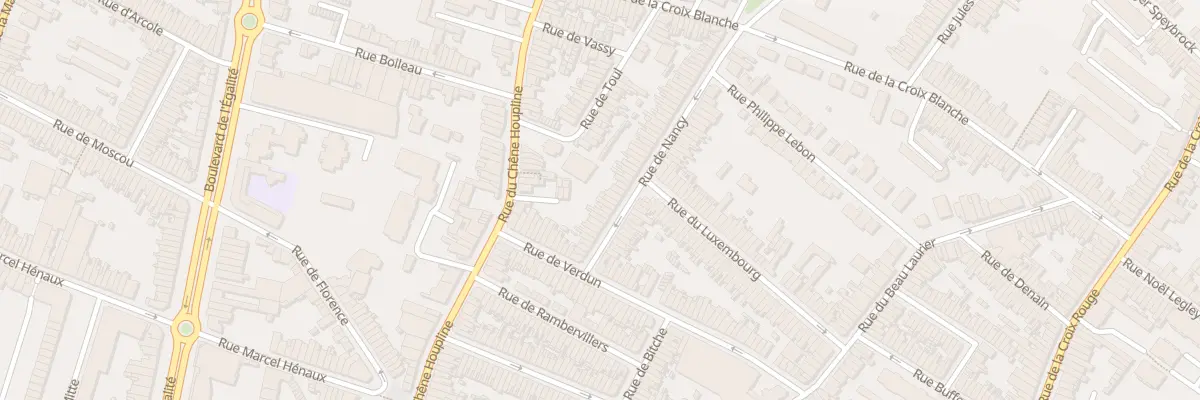 Plan du 21 Rue de Nancy à Tourcoing